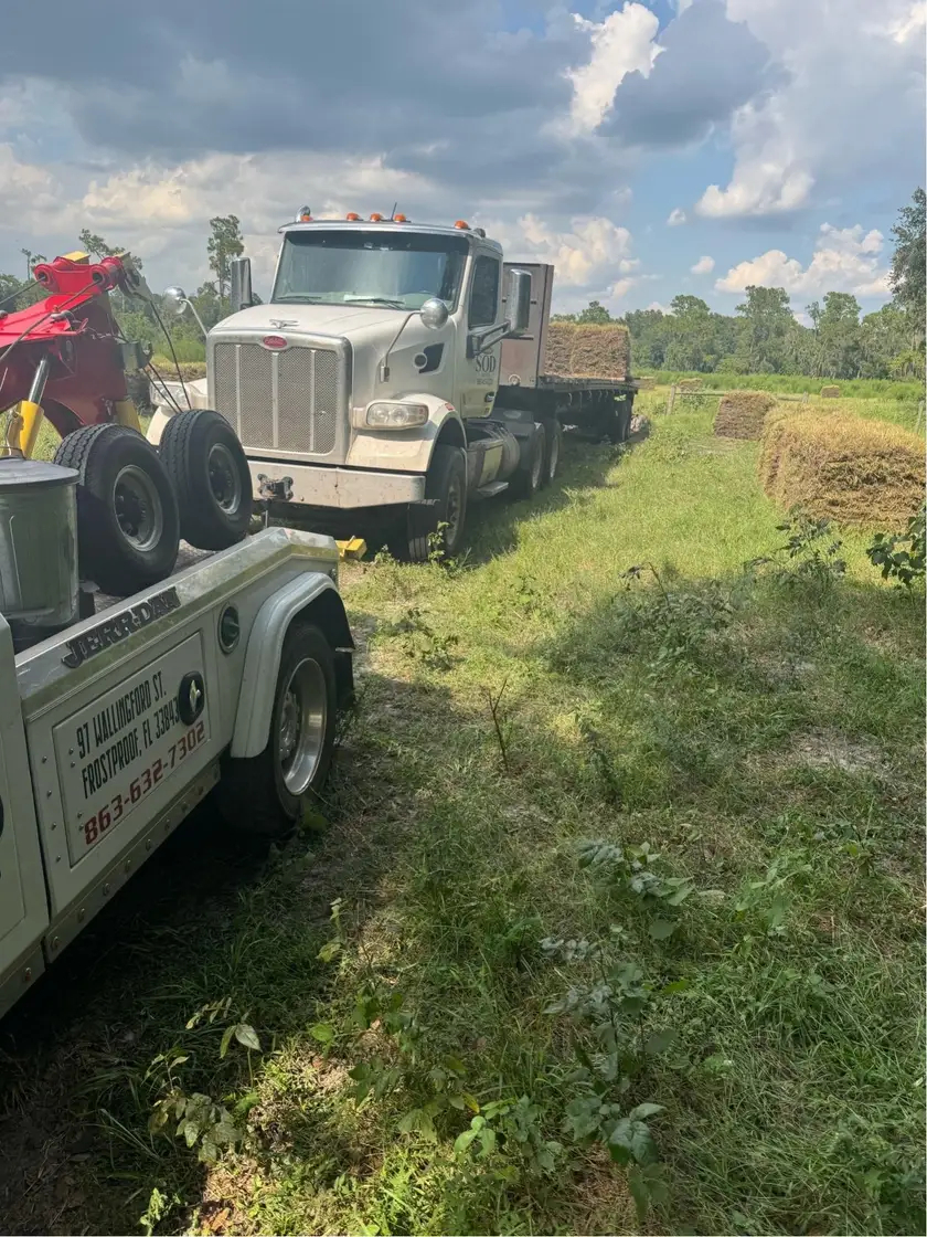 Semi winching recovery